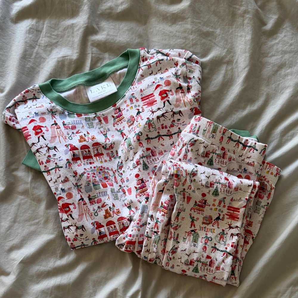 Lake Kids Holiday Pajamas